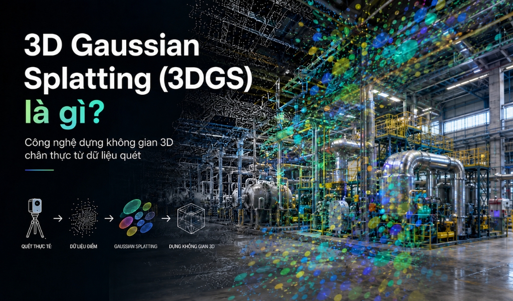3D Gaussian Splatting là gì? Ứng dụng trong Scan 3D