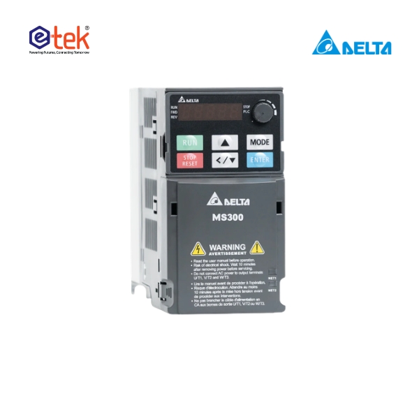 Biến tần Delta VFD4A2MS43ANSAA 1.5kW 3 Pha 460V – Giải Pháp Tối Ưu Từ Etek