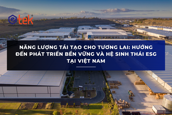 NĂNG LƯỢNG TÁI TẠO CHO TƯƠNG LAI: HƯỚNG ĐẾN PHÁT TRIỂN BỀN VỮNG VÀ HỆ SINH THÁI ESG TẠI VIỆT NAM