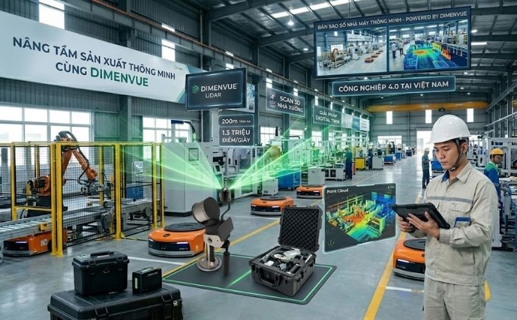 Ứng dụng DIMENVUE LiDAR trong Công nghiệp 4.0 tại Việt Nam
