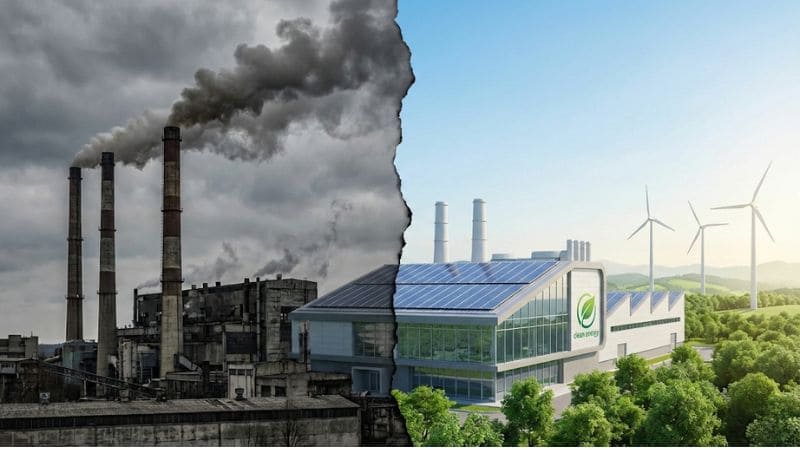 Minh họa khái niệm "Giảm phát thải khí nhà kính"